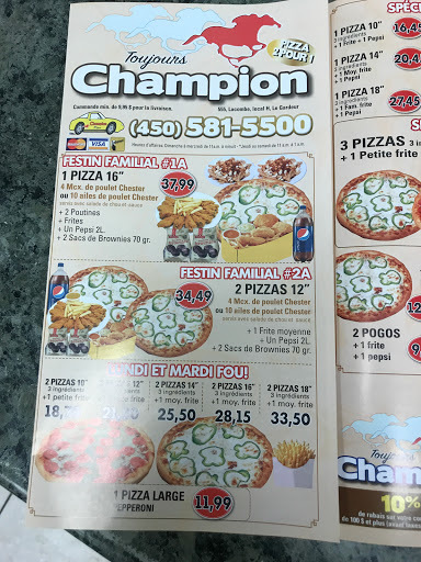 Champion Pizza Deux Pour Un